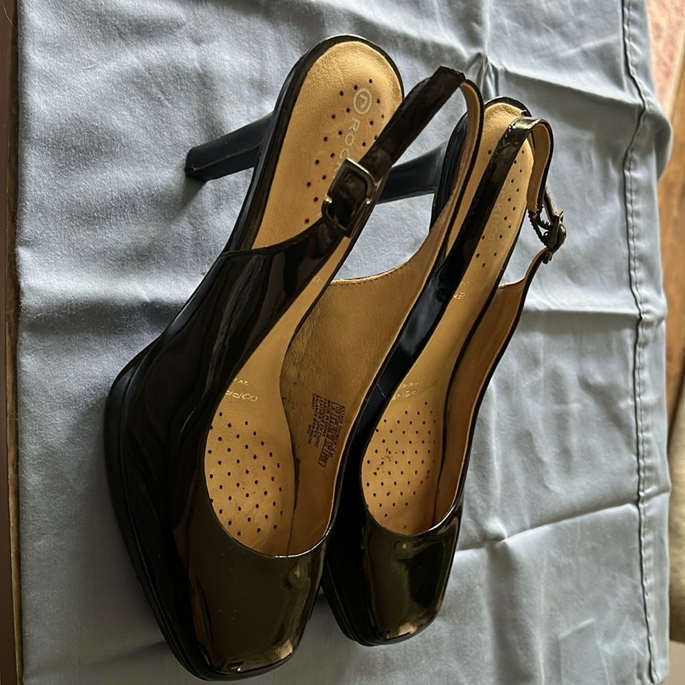Rockport sling back heels, size 6.